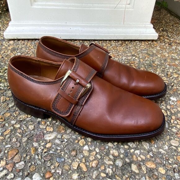 Vintage Florsheim imperial monk strap oxfords 8.5C - Picture 6 of 7